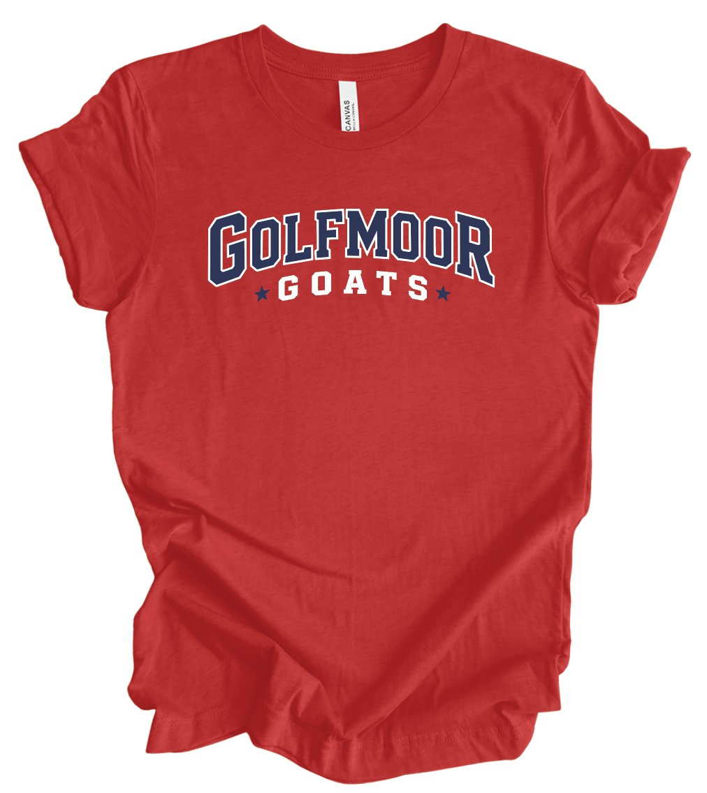 Golfmoor Goats Text Logo T-Shirt