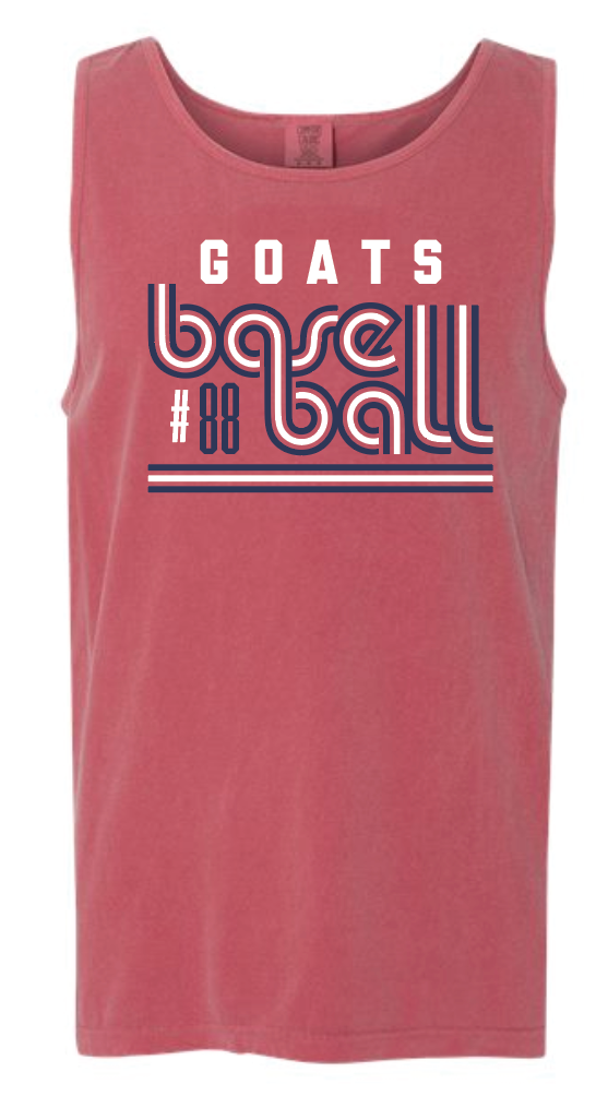 Goats Retro Tank w/ Custom Number