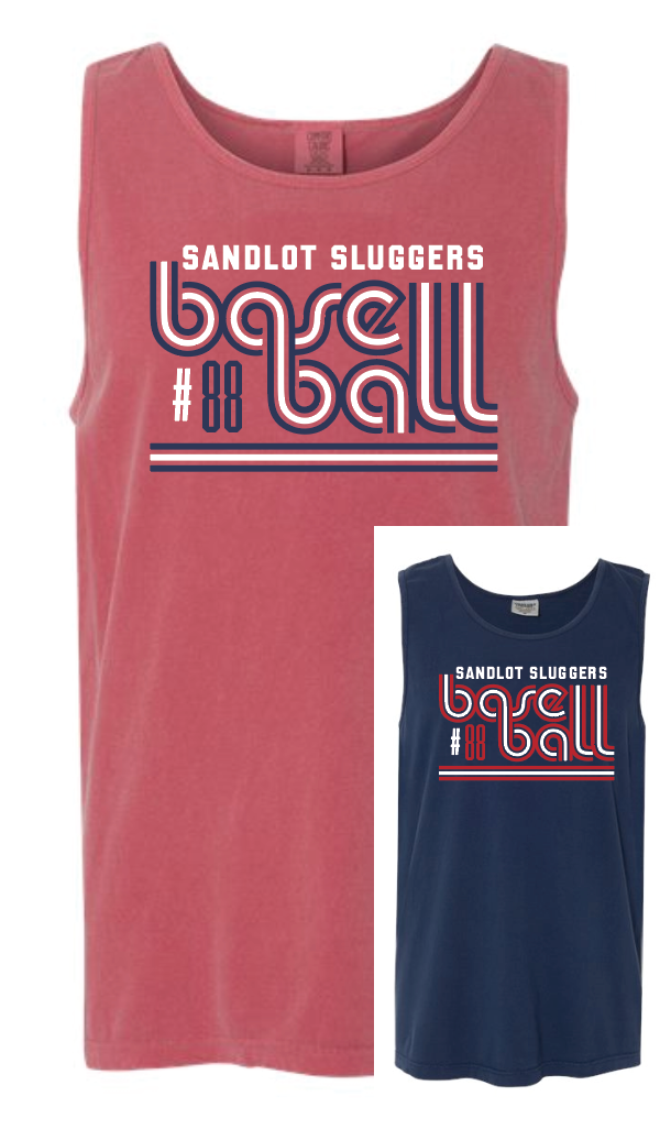 Sandlot Sluggers Retro Tank w/ Custom Number