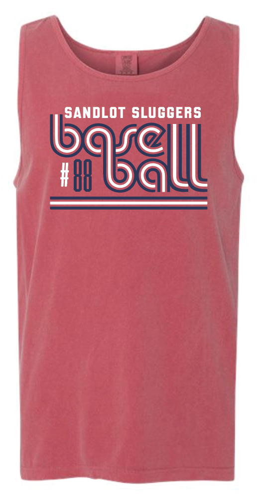 Sandlot Sluggers Retro Tank w/ Custom Number