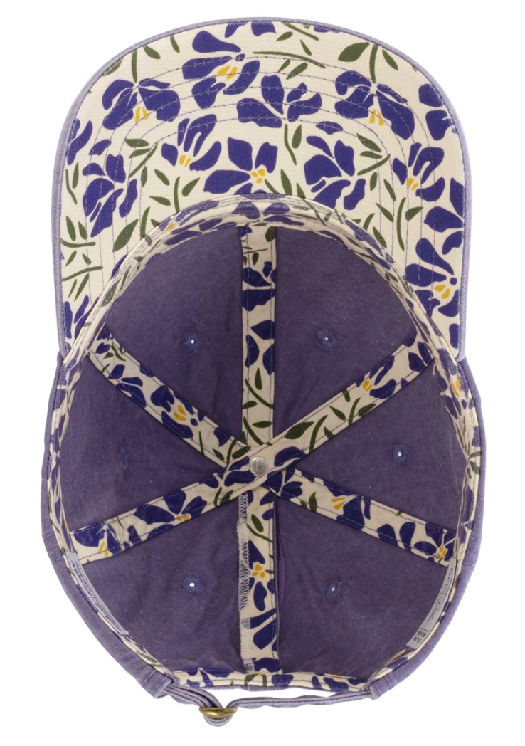Floral Hat - Violet Floral