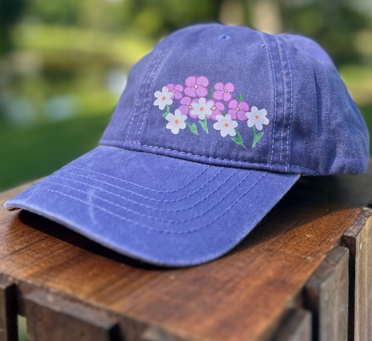 Floral Hat - Violet Floral