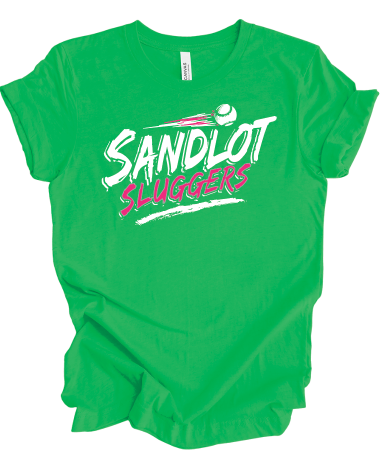 Sandlot Sluggers Neon Logo T-Shirt