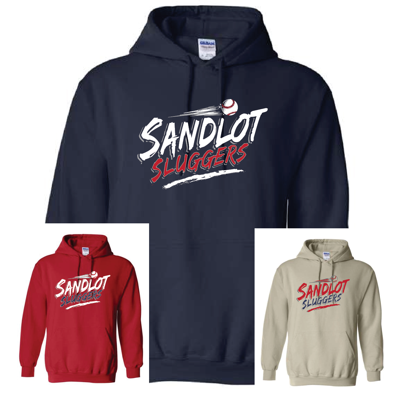 Sandlot Sluggers Logo Hoodie
