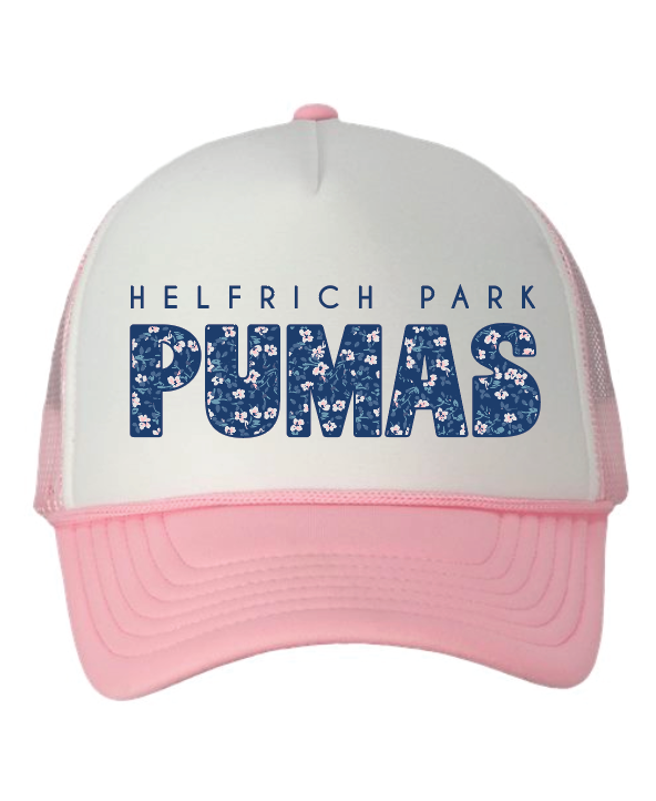 Helfrich Park Floral Pink Hat FUNDRAISER