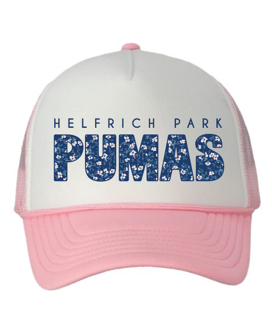 Helfrich Park Floral Pink Hat FUNDRAISER