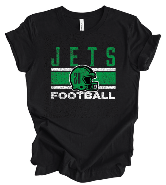 EJFL Jets Helmet w/ Custom Number