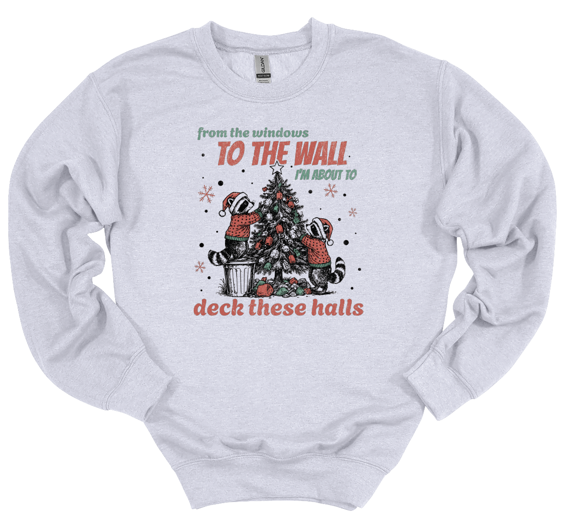 From the Windows - Raccoon Christmas Crew