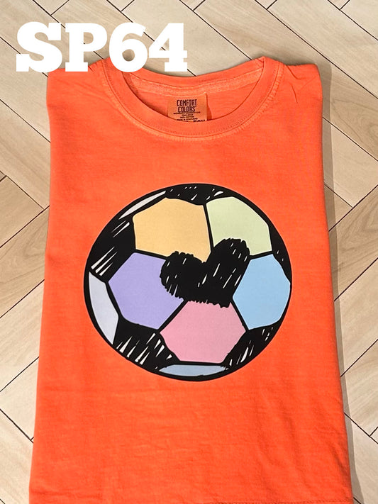 Soccer Heart Color - Youth